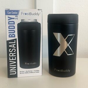 Frost Buddy​ Universal Buddy Stainless Steel Insulated Can Cooler Gray Box READ